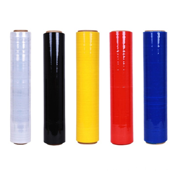 Farbe LLDPE Polyethylen Wrap Schwarz Stretchfolie zum Verpacken von Paletten-Versiegelungsfolie